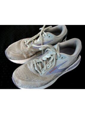 Brooks Ariel GTS 24 Shoes Women's 10 Grey Purple Road Running Comfort Stability